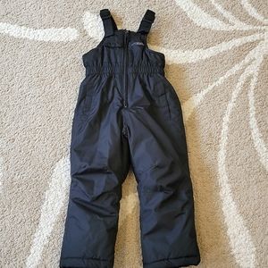New Toddler Snow Bib size 5 black